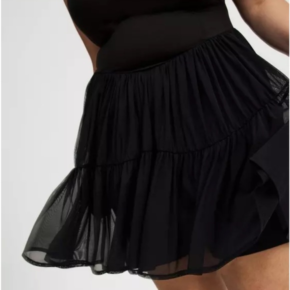 Performance Core Mesh Ruffle 2fer Active Dress - Picture 6 of 12